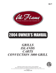 Cal Flame BBQ875 Owner`s manual