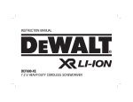 DeWalt DW9107 Instruction manual