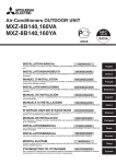 Mitsubishi Electric MXZ-8B140VA Installation manual