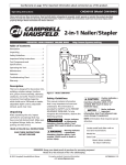 Campbell Hausfeld NB0030 Operating instructions