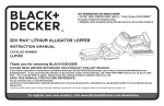 Black & Decker LLP120 Instruction manual
