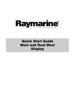 Raymarine Remote display User guide