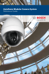 AutoDome Modular Camera System Reference Guide