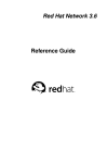 Red Hat NETWORK 3.6 - System information