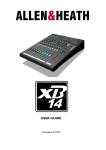 ALLEN & HEATH XB 10 User guide