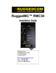 Siemens RUGGEDCOM RS8000 Installation guide