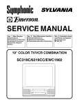 Emerson EWC1902 Service manual