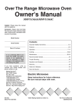 Maytag MMV5156AC Owner`s manual