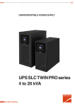 Salicru SLC TWIN series User`s manual