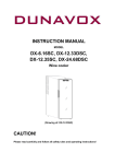 Dunavox DX-12.35SC Instruction manual