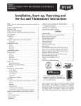 Bryant 912SA Instruction manual