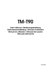 Seiko TM-T90 User`s manual