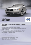 Volvo 2011 S80 Owner`s manual