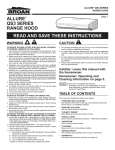 allure® qs3 series range hood read and save these instructions