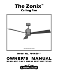Zonix FP4620 Owner`s manual