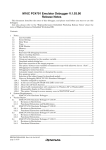Renesas Emulation Pod M3062PT3-RPD-E User`s manual