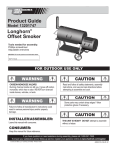 Char-Broil Longhorn 13201747 Product guide