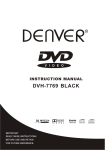 Denver DVH-7769 BLACK Instruction manual