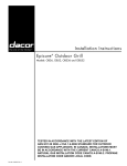 Dacor Epicure 0B52 Product data