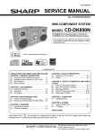 Sharp CD-DK890N Service manual