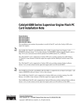 Cisco CATALYST MEM-C6K-FLC24M Technical information