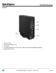 HP Z230 SFF Workstation QuickSpecs