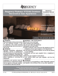 Regency PT030-NG1 Installation manual