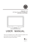 AWA MSDV2611-O3 User manual