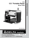 Delta TP305 Instruction manual