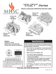 MHSC VDY24/18D5 Operating instructions