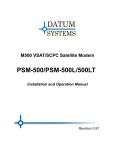 Datum Systems PSM-500L Specifications