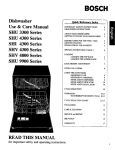 Bosch SHI 4300 Operating instructions