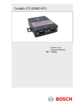 Bosch Conettix ITS-D6682-INTL Installation guide