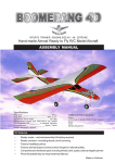 Seagull Models Boomerang 40 Specifications