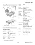 Epson 1240U Specifications