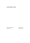 AEG Lavatherm 450 R User manual