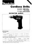 Makita 6OLODW Instruction manual