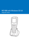 Motorola MC1000 - Win CE 5.0 Core 312 MHz Specifications