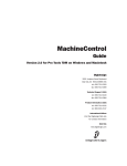 DigiDesign MachineControl Specifications