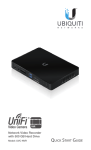 UBIQUIT UniFi NVR User guide