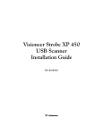 Visioneer XP450 Installation guide