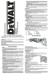 DeWalt DCS380-XE Instruction manual