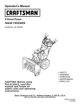 Champion Power Equipment 40011 Operator`s manual