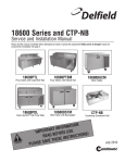 Delfield 18648-PTB Installation manual