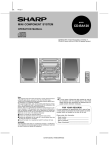 Sharp CD-BA120 Operating instructions