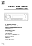 Beat 485 Owner`s manual