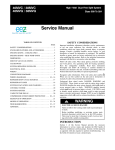 Carrier OM58-129 Service manual