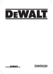 DeWalt DWS520 Technical data