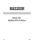 Baldor Modbus Plus User manual