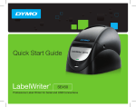 Dymo LabelWriter SE450 Label Printer User guide